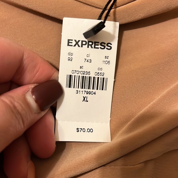 Express silky stretchy wide leg pants - Picture 4 of 5